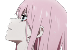 zero-two-darling-franxx-hybride-humaine-hurleuse-sapien-femme-waifu-cheveux-roses-yeux-verts-manga-anime