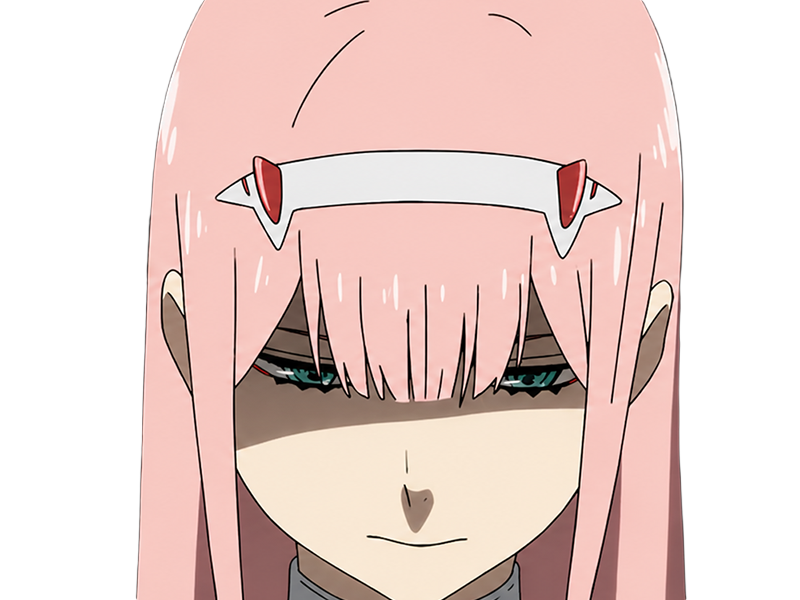 zero two darling franxx hybride humaine-hurleuse sapien femme waifu cheveux roses yeux verts manga anime