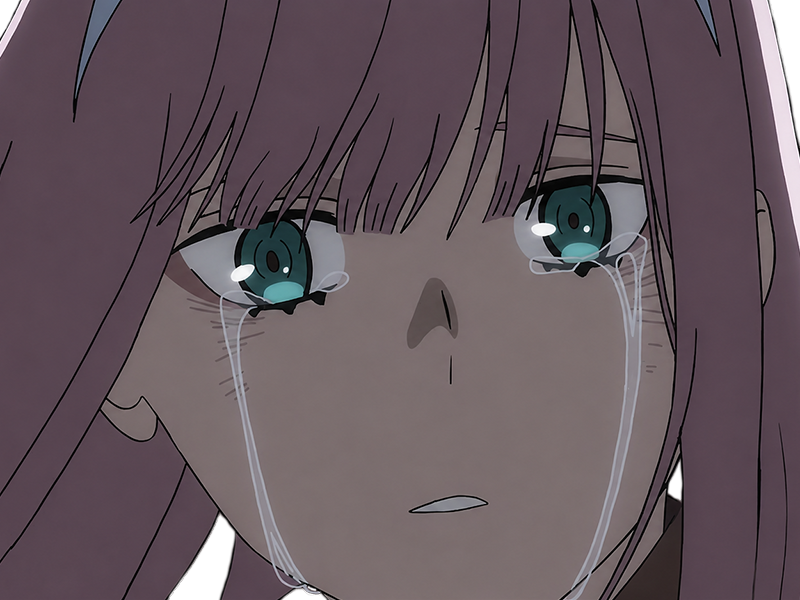 zero two darling franxx hybride humaine-hurleuse sapien femme waifu cheveux roses yeux verts manga anime