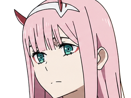 zero two darling franxx hybride humaine-hurleuse sapien femme waifu cheveux roses yeux verts manga anime