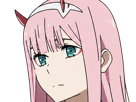 zero-two-darling-franxx-hybride-humaine-hurleuse-sapien-femme-waifu-cheveux-roses-yeux-verts-manga-anime