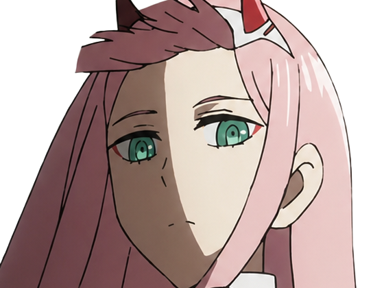 zero two darling franxx hybride humaine-hurleuse sapien femme waifu cheveux roses yeux verts manga anime