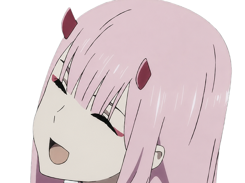 zero two darling franxx hybride humaine-hurleuse sapien femme waifu cheveux roses yeux verts manga anime