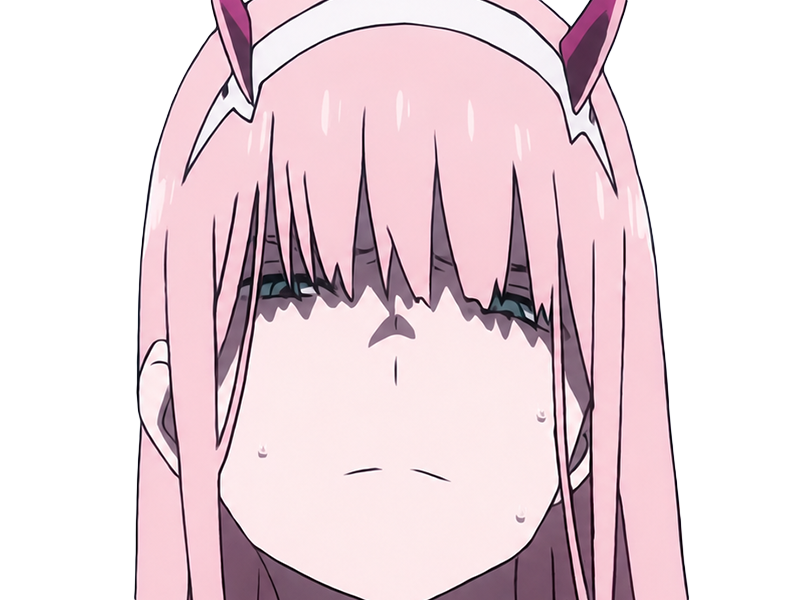 zero two darling franxx hybride humaine-hurleuse sapien femme waifu cheveux roses yeux verts manga anime