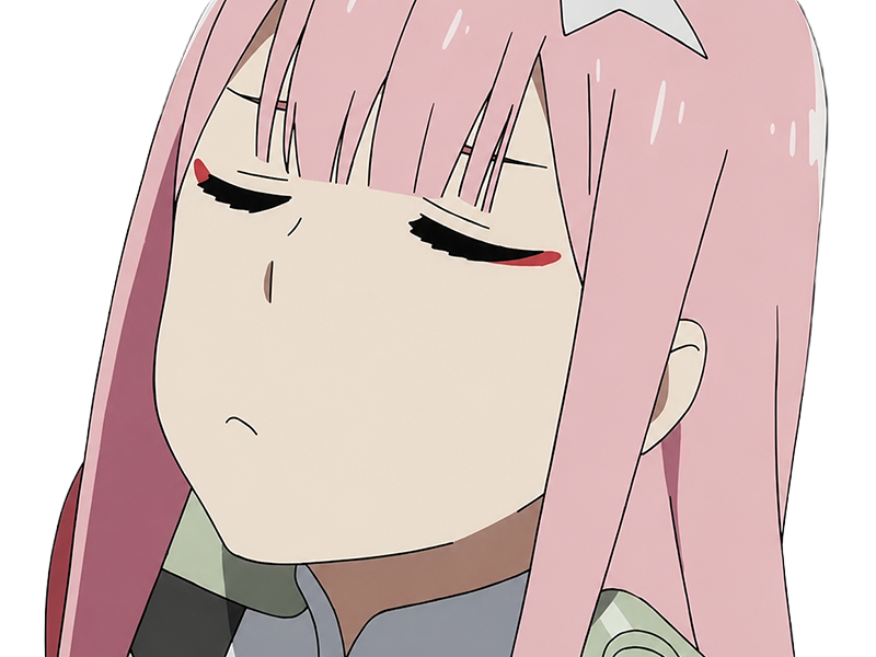 zero two darling franxx hybride humaine-hurleuse sapien femme waifu cheveux roses yeux verts manga anime