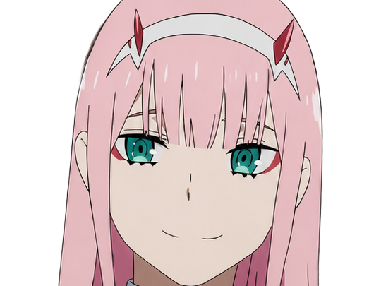 zero two darling franxx hybride humaine-hurleuse sapien femme waifu cheveux roses yeux verts manga anime
