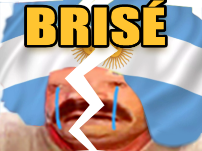argentine argentin argentino brise broken pleure chiale larmes foot
