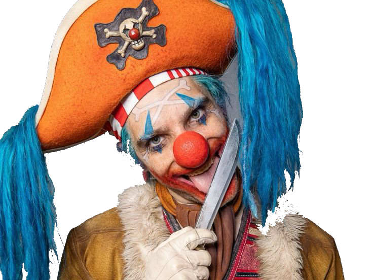 jeff ward one piece live action buggy clown bleu fic bloop