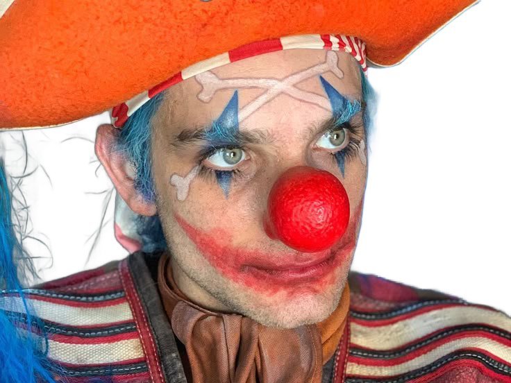 jeff ward one piece live action buggy clown bleu fic bloop