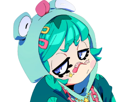 denshattack-kaoru-peinture-capuche-grenouille
