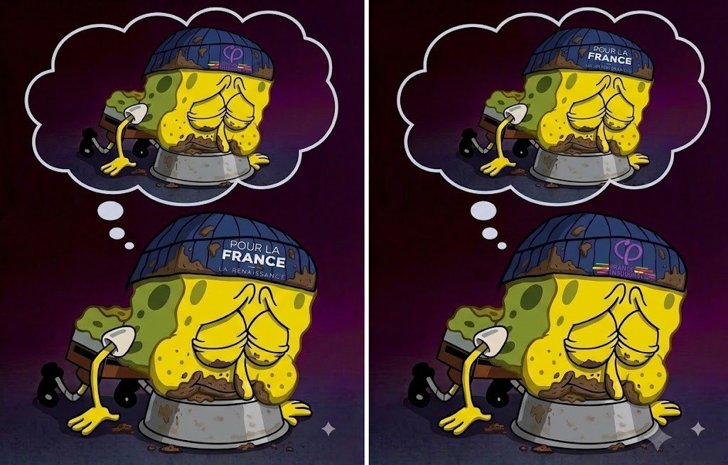 golem merde bob eponge rn droitard lfi gaucho