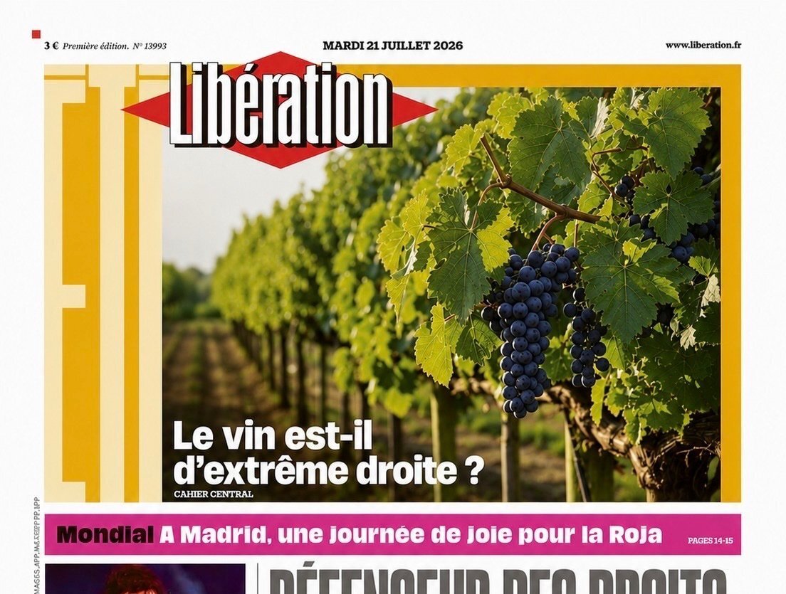 liberation vin extreme droite facho journal gauchiste