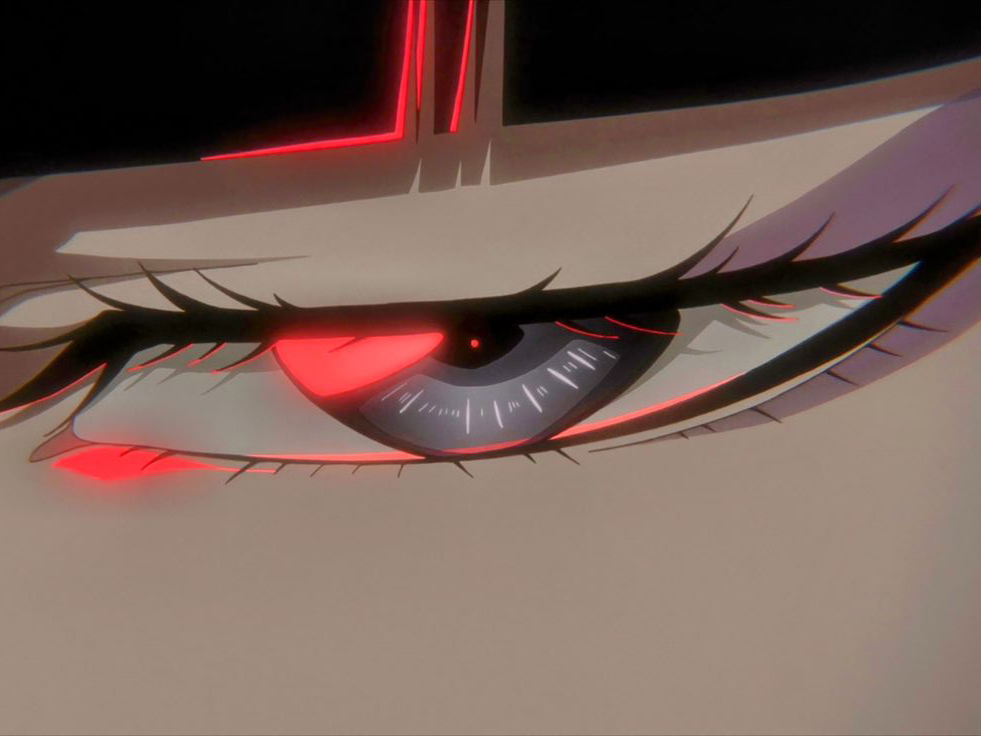 senjumaru shutara bleach cheveux noir khol frange broche soleil amaterasu fic bloop