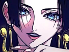 boa-hancock-one-piece-cheveux-noir-yeux-bleu-boucles-oreilles-serpent-fic-bloop