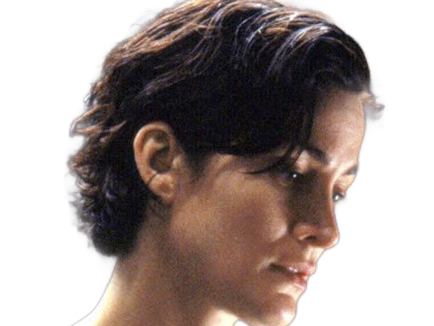 carrie anne moss matrix trinity cheveux noir cuir latex fic bloop