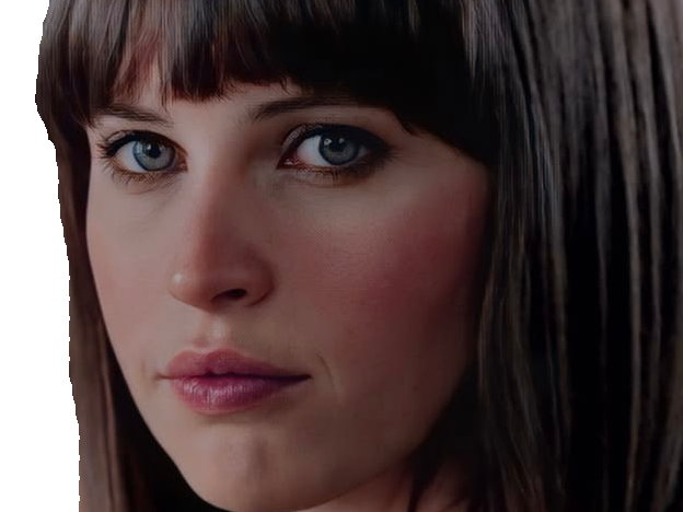 felicity jones star wars cheveux noir yeux vert erato poetesse non romancable dommage fic bloop
