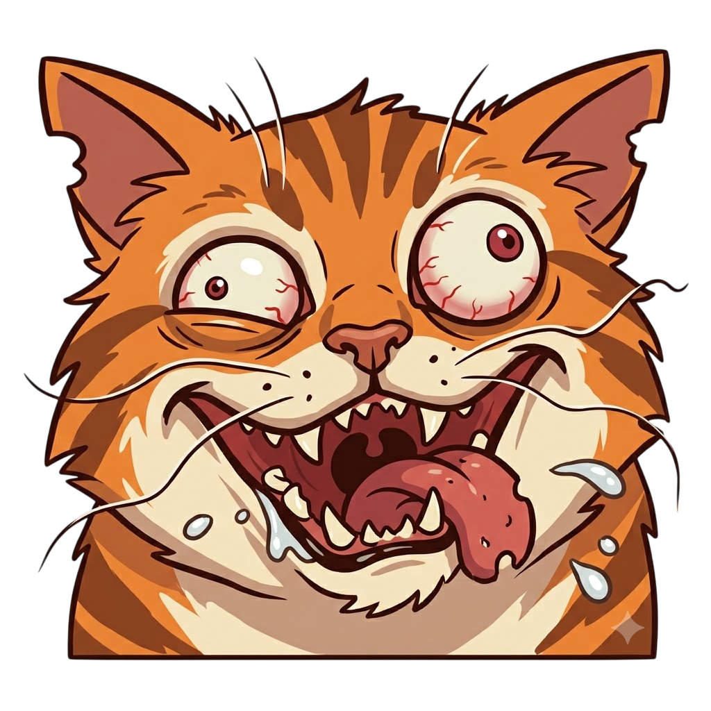 chat fou detraque animal chatte