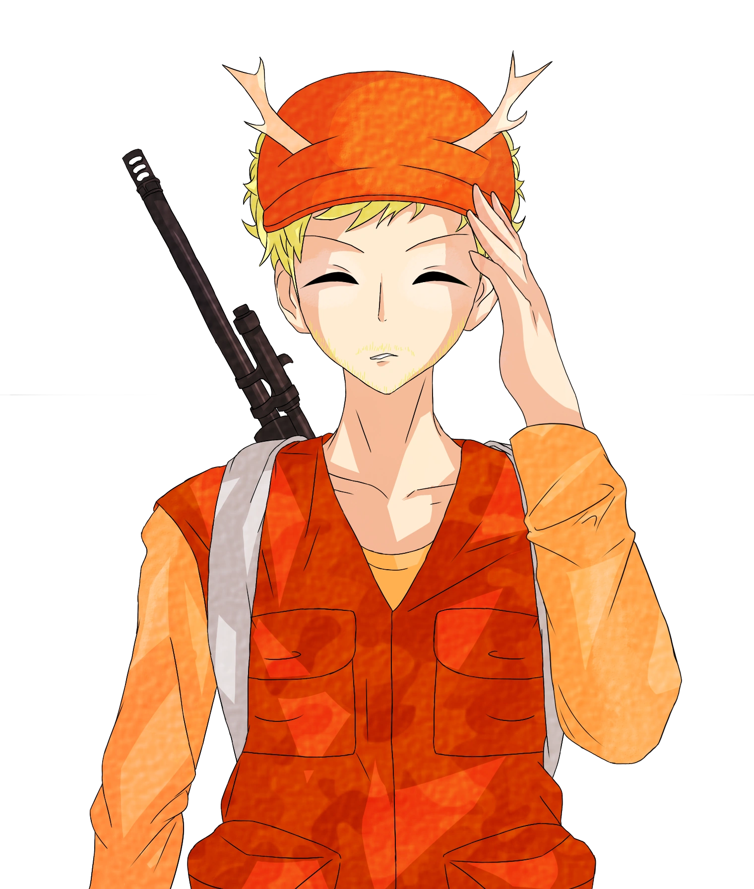 Sticker danganronpa jean_botaniste lucien_descombes lucien_mal2tete par Jean_Botaniste
