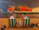 macron-attal-plage-gironde-feu-incendie-fine-ricard-pastis-gay-51-bordeaux-jss-boomer-mer