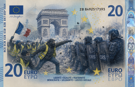 billet-20-vingt-euros-oro-nouveau-2026-gilet-jaune-crs-police-shithole-france-europe-valeur