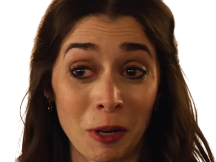 Sticker cristin milioti actrice femme brune grands yeux marron trentaine trentenaire black mirror par Hapi_meal