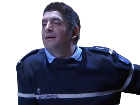 dujardin jean police gendarme bureau