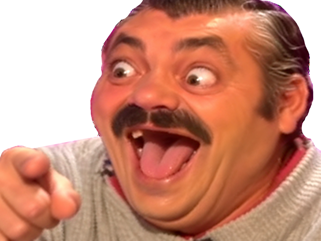 risitas rire tarax regardez gros yeux langue ahi ayaaaa yatangaki banador moqueur mesquin main doigt