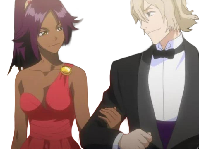kisuke urahara bleach chapeau vert oeil opimissime bloop yoruichi shihouin probleme de couple
