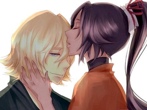 kisuke urahara bleach chapeau vert oeil opimissime bloop yoruichi shihouin probleme de couple