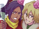 kisuke-urahara-bleach-chapeau-vert-oeil-opimissime-bloop-yoruichi-shihouin-probleme-de-couple