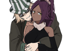 kisuke-urahara-bleach-chapeau-vert-oeil-opimissime-bloop-yoruichi-shihouin-probleme-de-couple