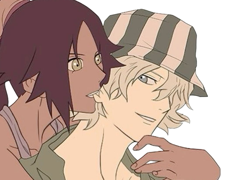 kisuke urahara bleach chapeau vert oeil opimissime bloop yoruichi shihouin probleme de couple