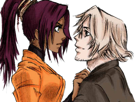 kisuke-urahara-bleach-chapeau-vert-oeil-opimissime-bloop-yoruichi-shihouin-probleme-de-couple
