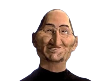steve jobs guignols apple pigeon revolution mouton arnaque iphone ipad mac