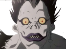 ryuk-death-note-pluton-ange-demon-ailes-noir-yeux-jaune-soufre-pomme-fic-bloop