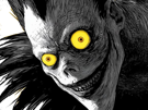 ryuk-death-note-pluton-ange-demon-ailes-noir-yeux-jaune-soufre-pomme-fic-bloop