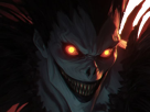 ryuk-death-note-pluton-ange-demon-ailes-noir-yeux-jaune-soufre-pomme-fic-bloop