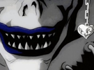 ryuk-death-note-pluton-ange-demon-ailes-noir-yeux-jaune-soufre-pomme-fic-bloop