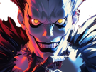 ryuk-death-note-pluton-ange-demon-ailes-noir-yeux-jaune-soufre-pomme-fic-bloop