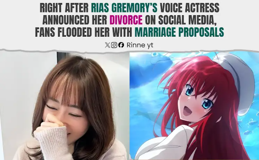highschool dxd ecchi anime waifu actrice mariage fans kikoojap simp girl femme japon yoko hikasa