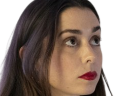 Sticker cristin milioti actrice femme brune grands yeux marron par Hapi_meal