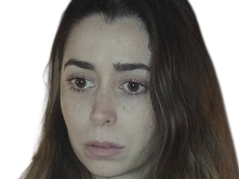 Sticker cristin milioti actrice femme brune grands yeux marron par Hapi_meal