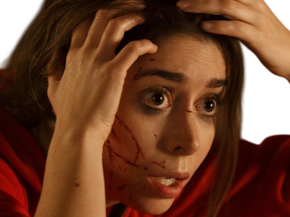 Sticker cristin milioti actrice femme brune grands yeux marron par Hapi_meal
