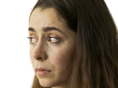 Sticker cristin milioti actrice femme brune grands yeux marron par Hapi_meal