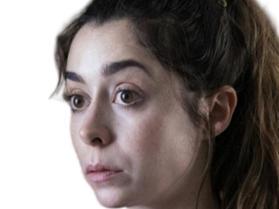Sticker cristin milioti actrice femme brune grands yeux marron par Hapi_meal