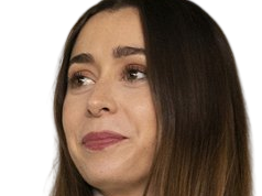 Sticker cristin milioti actrice femme brune grands yeux marron par Hapi_meal