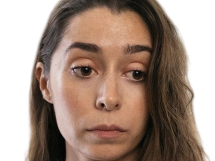Sticker cristin milioti actrice femme brune grands yeux marron par Hapi_meal