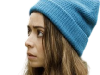 Sticker cristin milioti actrice femme brune grands yeux marron par Hapi_meal