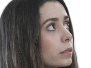 Sticker cristin milioti actrice femme brune grands yeux marron par Hapi_meal