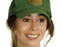 Sticker cristin milioti actrice femme brune grands yeux marron par Hapi_meal